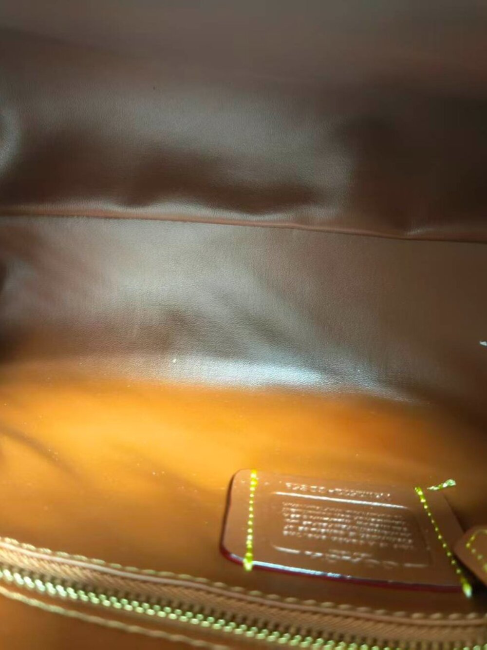 COACH Eliza Suede Flap Shoulder Bag, Brown - Picture 13 of 13